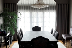 Ripplefold Drapes in California Home